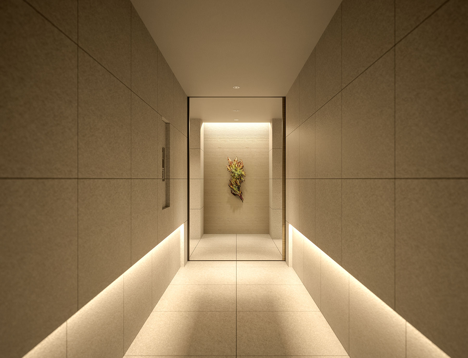 奥へと惹き込まれていくアプローチ｡