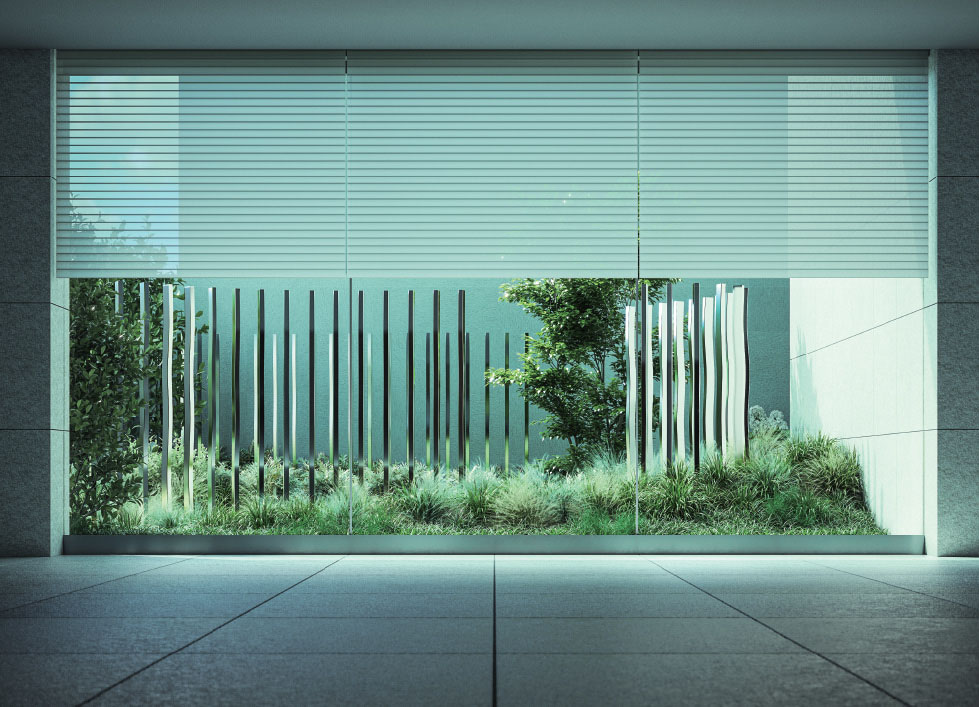 静謐と気品に包まれたエントランスホール｡